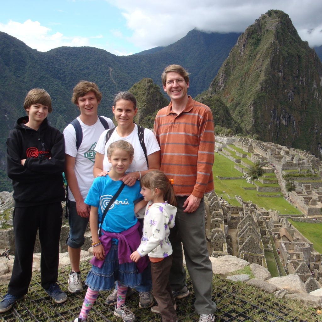 Our family at Machu Picchu